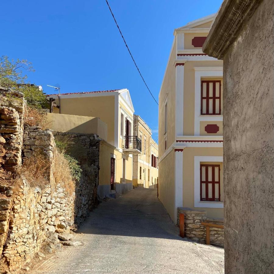 Little Blue In Chorio, Symi Villa Exterior photo