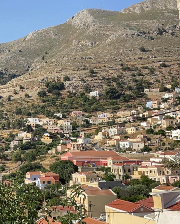 Little Blue In Chorio, Symi Villa Exterior photo